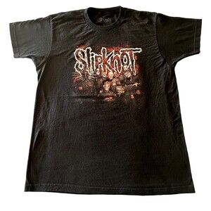 Slipknot T-Shirt Adult Large Black Double Print Concert  Tour (pre-owned)